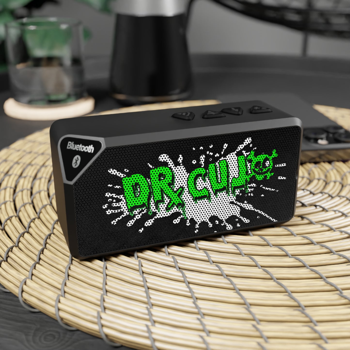 Dr. Cujo Logo Portable Bluetooth Speaker