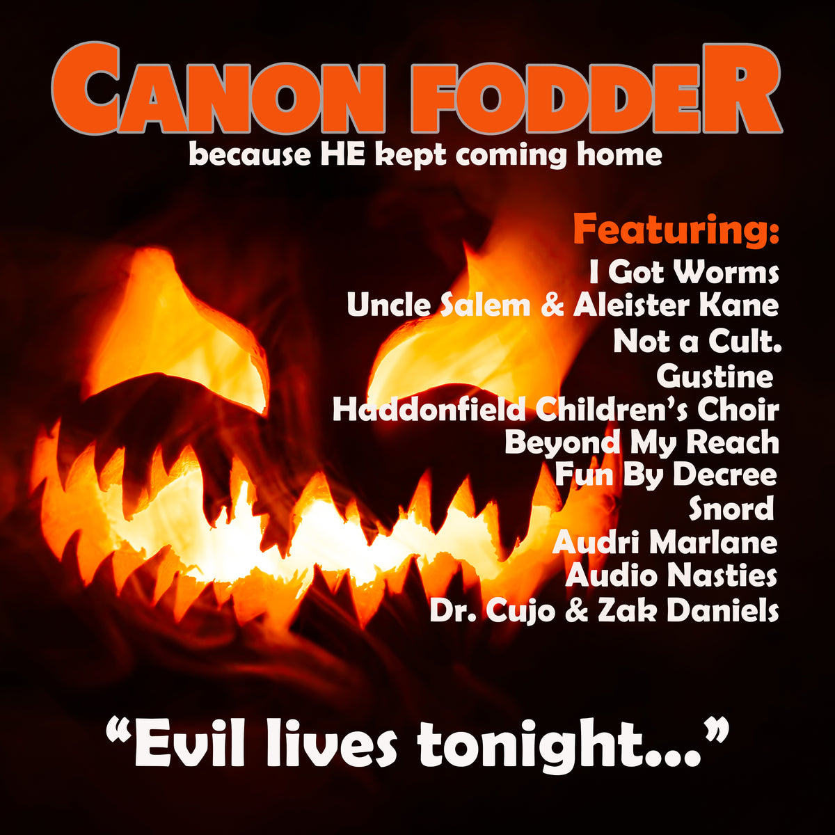 Canon Fodder Halloween Tribute Album LP